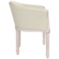 vidaXL Esszimmerstuhl Beige Leinen vidaXL Esszimmerstuhl Beige Leinen