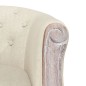 vidaXL Esszimmerstuhl Beige Leinen vidaXL Esszimmerstuhl Beige Leinen