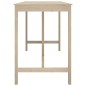 vidaXL Bartisch 180x80x110 cm Massivholz Kiefer vidaXL Bartisch 180x80x110 cm Massivholz Kiefer