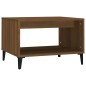 vidaXL Couchtisch Braun Eichen-Optik 60x50x40 cm Holzwerkstoff vidaXL Couchtisch Braun Eichen-Optik 60x50x40 cm Holzwerkstoff