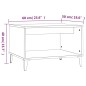 vidaXL Couchtisch Braun Eichen-Optik 60x50x40 cm Holzwerkstoff vidaXL Couchtisch Braun Eichen-Optik 60x50x40 cm Holzwerkstoff