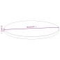 vidaXL Tischplatte Ø90x2,5 cm Bambus vidaXL Tischplatte Ø90x2,5 cm Bambus