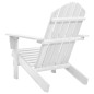 vidaXL Gartenstuhl Holz Weiß vidaXL Gartenstuhl Holz Weiß