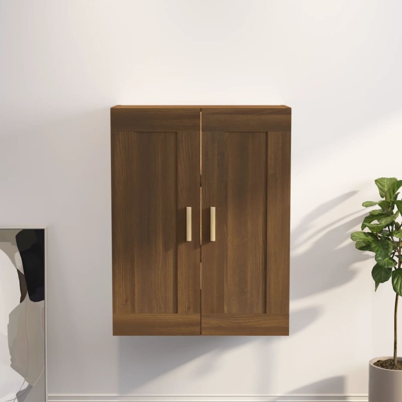 vidaXL Wandschrank Braun Eichen-Optik 69,5x32,5x90 cm Holzwerkstoff vidaXL Wandschrank Braun Eichen-Optik 69,5x32,5x90 cm Holzwerkstoff