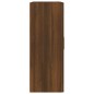 vidaXL Wandschrank Braun Eichen-Optik 69,5x32,5x90 cm Holzwerkstoff vidaXL Wandschrank Braun Eichen-Optik 69,5x32,5x90 cm Holzwerkstoff
