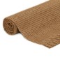 vidaXL Teppich mit Fransen 120x180 cm Jute vidaXL Teppich mit Fransen 120x180 cm Jute