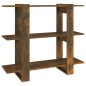 vidaXL Bücherregal/Raumteiler Räuchereiche 100×30×87 cm vidaXL Bücherregal/Raumteiler Räuchereiche 100×30×87 cm