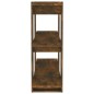 vidaXL Bücherregal/Raumteiler Räuchereiche 100×30×87 cm vidaXL Bücherregal/Raumteiler Räuchereiche 100×30×87 cm