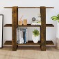 vidaXL Bücherregal/Raumteiler Räuchereiche 100×30×87 cm vidaXL Bücherregal/Raumteiler Räuchereiche 100×30×87 cm