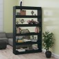 vidaXL Bücherregal/Raumteiler Schwarz 100x30x166 cm vidaXL Bücherregal/Raumteiler Schwarz 100x30x166 cm