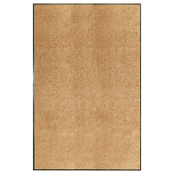vidaXL Fußmatte Waschbar Creme 120x180 cm