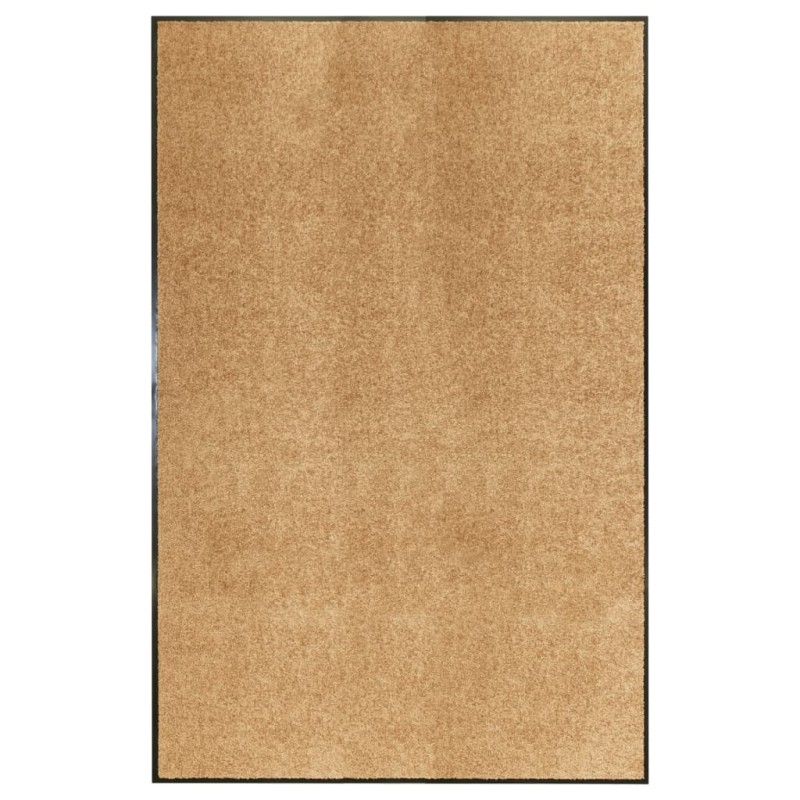 vidaXL Fußmatte Waschbar Creme 120x180 cm vidaXL Fußmatte Waschbar Creme 120x180 cm