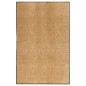 vidaXL Fußmatte Waschbar Creme 120x180 cm vidaXL Fußmatte Waschbar Creme 120x180 cm