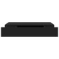 vidaXL Schweberegal mit Schublade Schwarz 48 x 25 x 8 cm vidaXL Schweberegal mit Schublade Schwarz 48 x 25 x 8 cm