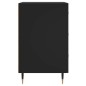 vidaXL Nachttisch Schwarz 40x40x66 cm Holzwerkstoff vidaXL Nachttisch Schwarz 40x40x66 cm Holzwerkstoff