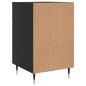 vidaXL Nachttisch Schwarz 40x40x66 cm Holzwerkstoff vidaXL Nachttisch Schwarz 40x40x66 cm Holzwerkstoff