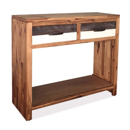 vidaXL Konsolentisch Massivholz Akazie 86x30x75 cm