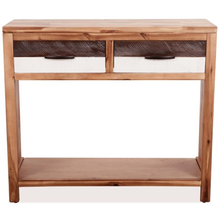 vidaXL Konsolentisch Massivholz Akazie 86x30x75 cm