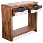 vidaXL Konsolentisch Massivholz Akazie 86x30x75 cm