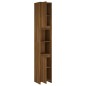 vidaXL Badezimmerschrank Braun Eiche 30x30x183,5 cm Holzwerkstoff vidaXL Badezimmerschrank Braun Eiche 30x30x183,5 cm Holzwerkstoff