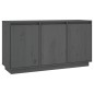 vidaXL Sideboard Grau 111x34x60 cm Massivholz Kiefer vidaXL Sideboard Grau 111x34x60 cm Massivholz Kiefer
