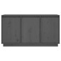 vidaXL Sideboard Grau 111x34x60 cm Massivholz Kiefer vidaXL Sideboard Grau 111x34x60 cm Massivholz Kiefer
