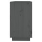 vidaXL Sideboard Grau 111x34x60 cm Massivholz Kiefer vidaXL Sideboard Grau 111x34x60 cm Massivholz Kiefer