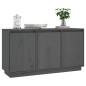 vidaXL Sideboard Grau 111x34x60 cm Massivholz Kiefer vidaXL Sideboard Grau 111x34x60 cm Massivholz Kiefer