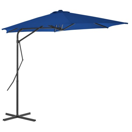 vidaXL Sonnenschirm mit Stahlmast Blau 300x230 cm