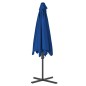 vidaXL Sonnenschirm mit Stahlmast Blau 300x230 cm vidaXL Sonnenschirm mit Stahlmast Blau 300x230 cm
