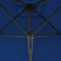 vidaXL Sonnenschirm mit Stahlmast Blau 300x230 cm vidaXL Sonnenschirm mit Stahlmast Blau 300x230 cm