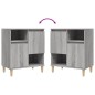 vidaXL Sideboard Grau Sonoma 60x35x70 cm Holzwerkstoff vidaXL Sideboard Grau Sonoma 60x35x70 cm Holzwerkstoff