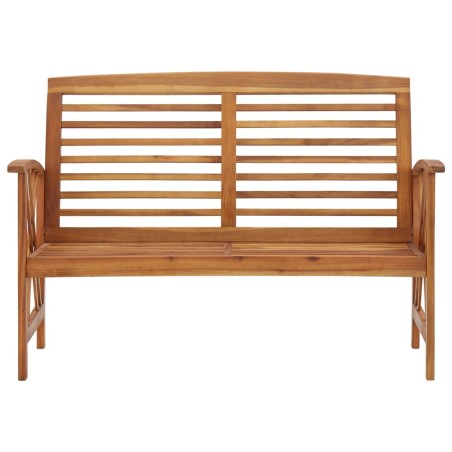 vidaXL Gartenbank 119 cm Massivholz Akazie