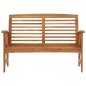 vidaXL Gartenbank 119 cm Massivholz Akazie vidaXL Gartenbank 119 cm Massivholz Akazie