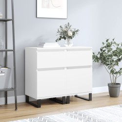 vidaXL Sideboards 2 Stk. Weiß 40x35x70 cm Holzwerkstoff