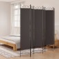 vidaXL 6-tlg. Paravent Braun 200x200 cm Stoff vidaXL 6-tlg. Paravent Braun 200x200 cm Stoff