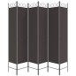vidaXL 6-tlg. Paravent Braun 200x200 cm Stoff vidaXL 6-tlg. Paravent Braun 200x200 cm Stoff