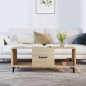 vidaXL Couchtisch Sonoma-Eiche 102x50x40 cm Holzwerkstoff vidaXL Couchtisch Sonoma-Eiche 102x50x40 cm Holzwerkstoff