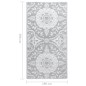 vidaXL Outdoor-Teppich Hellgrau 190x290 cm PP vidaXL Outdoor-Teppich Hellgrau 190x290 cm PP