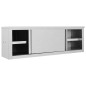 vidaXL Wandhängeschrank mit Schiebetüren 150×40×50 cm Edelstahl vidaXL Wandhängeschrank mit Schiebetüren 150×40×50 cm Edelstahl