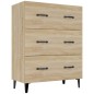 vidaXL Sideboard Sonoma-Eiche 69,5x34x90 cm Holzwerkstoff vidaXL Sideboard Sonoma-Eiche 69,5x34x90 cm Holzwerkstoff
