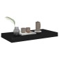 vidaXL Schweberegale 2 Stk. Schwarz 50x23x3,8 cm MDF vidaXL Schweberegale 2 Stk. Schwarz 50x23x3,8 cm MDF