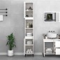 vidaXL Badschrank Weiß 30x30x190 cm Holzwerkstoff vidaXL Badschrank Weiß 30x30x190 cm Holzwerkstoff