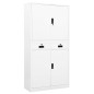 vidaXL Büroschrank Weiß 90x40x180 cm Stahl vidaXL Büroschrank Weiß 90x40x180 cm Stahl