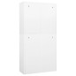 vidaXL Büroschrank Weiß 90x40x180 cm Stahl vidaXL Büroschrank Weiß 90x40x180 cm Stahl