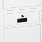 vidaXL Büroschrank Weiß 90x40x180 cm Stahl vidaXL Büroschrank Weiß 90x40x180 cm Stahl