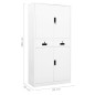 vidaXL Büroschrank Weiß 90x40x180 cm Stahl vidaXL Büroschrank Weiß 90x40x180 cm Stahl