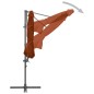 vidaXL Ampelschirm mit Stahlmast Terrakotta-Rot 300 cm