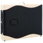 Massageliege Klappbar 3-Zonen mit Holzgestell Schwarz und Beige Massageliege Klappbar 3-Zonen mit Holzgestell Schwarz und Beige