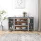 vidaXL Sideboard Betongrau 135x41x75 cm Holzwerkstoff vidaXL Sideboard Betongrau 135x41x75 cm Holzwerkstoff